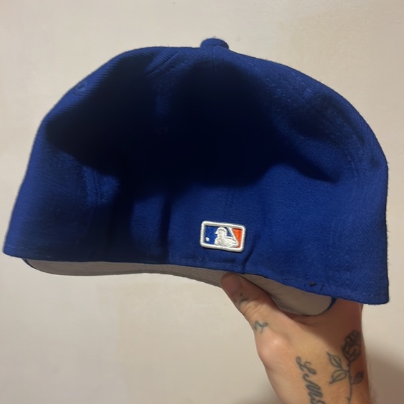 NEW YORK METS NEW ERA FITTED CAP SIZE 7 - Picture 5 of 5
